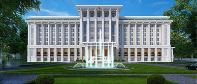 Đài phun nước nghệ thuật Văn phòng Chính phủ  