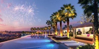 Bể bơi dự án chung cư Sunshine City 