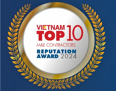 HVC Group tiếp tục góp mặt trong Top 10 Nhà thầu cơ điện uy tín nhất Việt Nam 2024