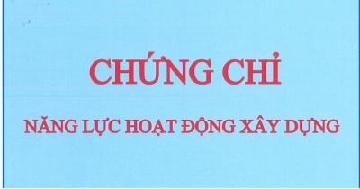 Chứng chỉ Năng lực hoạt động xây dựng lĩnh vực thi công lắp đặt thiết bị công trình