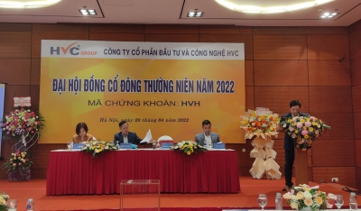 Tổ chức thành công ĐHĐCĐ năm 2022, HVC Group  “Nỗ lực vượt khó, bản lĩnh tiên phong”