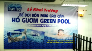HVC hoàn thành bể bơi công cộng tại tầng 5 tòa nhà Hồ Gươm Plaza