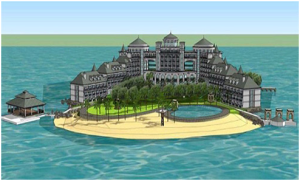 HVC supplies and installs four-season swimming pool equipment, outdoor pool at Vinpearl Dao Reu