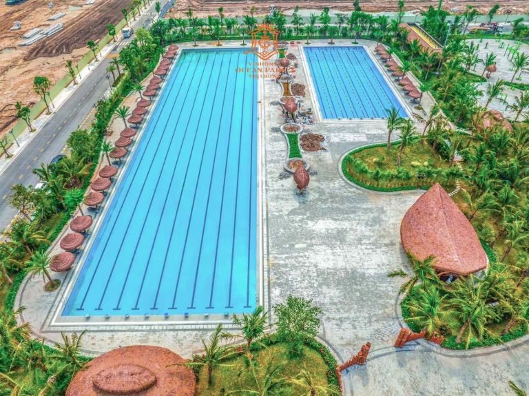 Bể bơi thi đấu tiêu chuẩn Olympic tại dự án Vinhomes Đại An