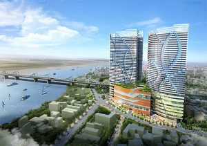 HVC cung cấp và lắp đặt thiết bị bể bơi bốn mùa dự án Mipec Riverside Long Biên