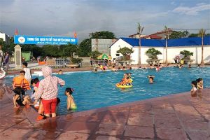 HVC invests to construct pool in Khoai Chau district - Hung Yen Province