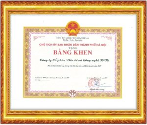 Chủ tịch UBND thành phố Hà Nội tặng bằng khen cho HVC Group