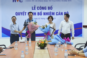 Lễ công bố quyết định bổ nhiệm Cán bộ của Công ty Cổ phần Đầu tư và Công nghệ HVC và HVC Park