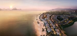 Construction of swimming pool system at InterContinental Residences Ha Long Bay