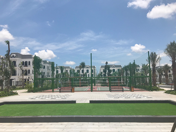Khu vực vui chơi rèn luyện thể thao cũng đã được hoàn thành đồng bộ