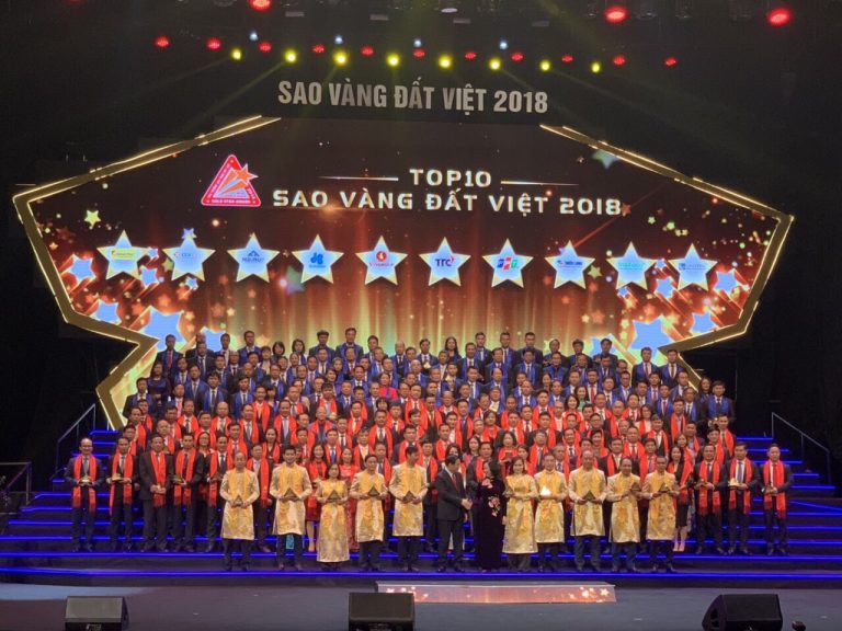 Achieved Vietnam Gold Star Award, HVC Group in TOP leading brands in Vietnam