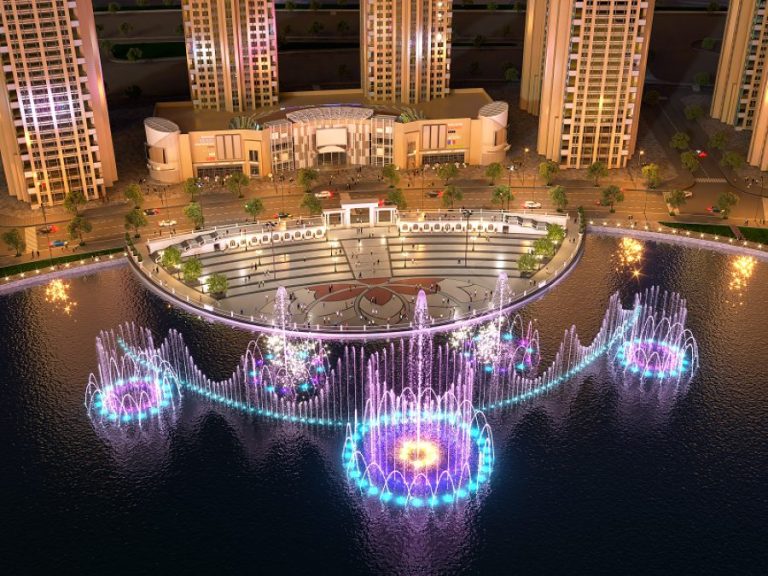 Van Phuc City: HVCgroup provides equipment, constructs and renovates water music works on Dai Nhat lake