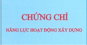 Chứng chỉ Năng lực hoạt động xây dựng lĩnh vực thi công lắp đặt thiết bị công trình